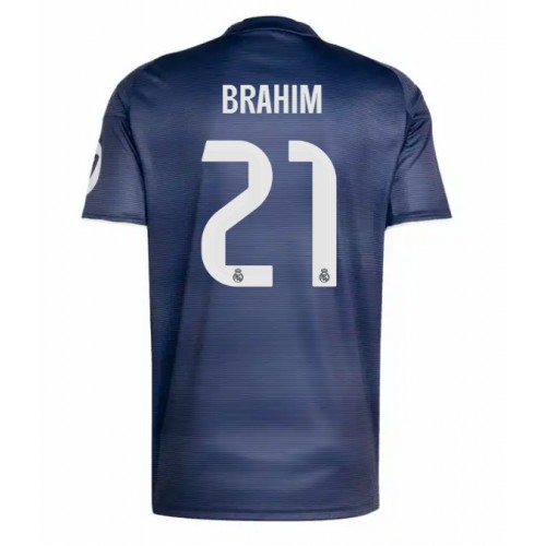 Real Madrid Brahim Diaz #21 Replika Udebanetrøje 2025-26 Kortærmet Real Madrid Brahim Diaz #21 Replika Udebanetrøje 2025-26 Kortærmet